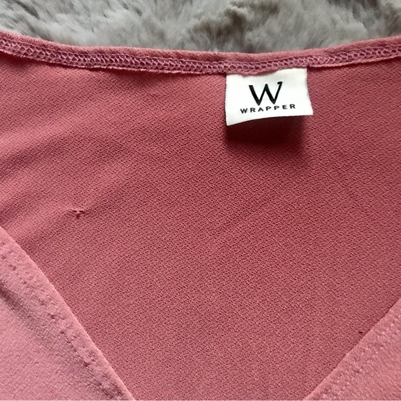 Romantic Rose pink poet shirt by Wrapper cottagecore - Picture 4 of 6